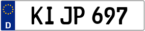 Truck License Plate